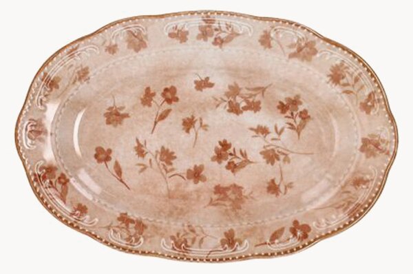 Porcelánový servírovací talíř Wienna Rose Flowers