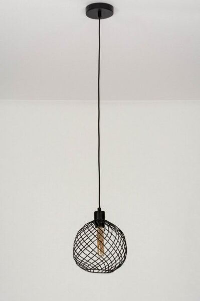 Závěsné designové svítidlo do ložnice Diya Black (LMD)