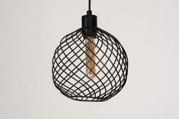 Závěsné designové svítidlo do ložnice Diya Black (LMD)