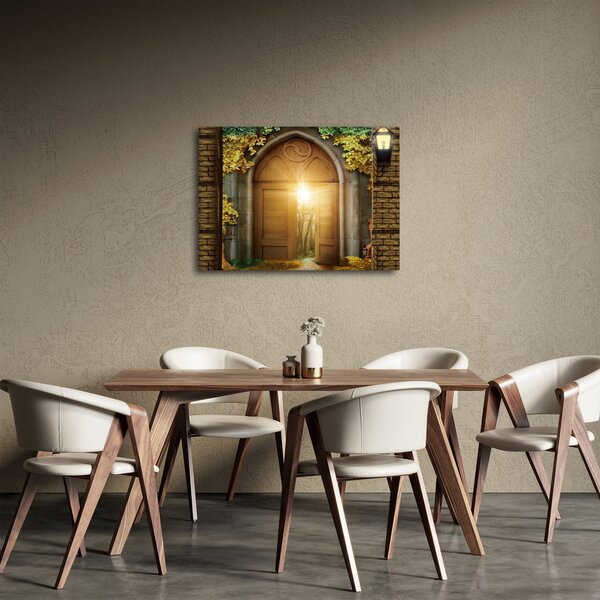 Obraz - Brána v lese (70x50 cm)