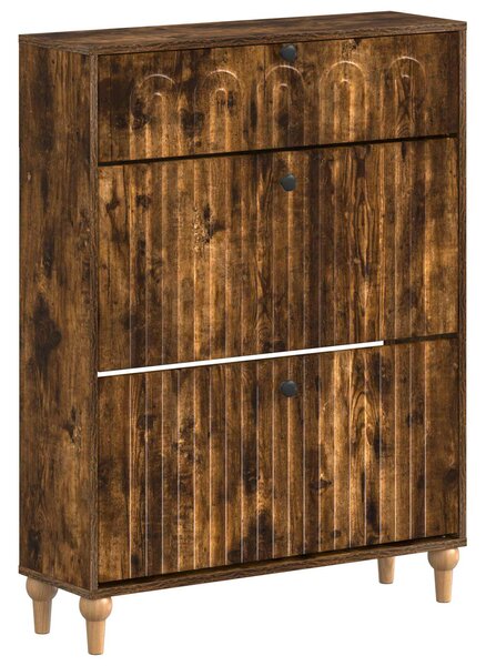 Skříň na obuv ALKMAAR 78 x 24 x 103 cm Kompozitní dřevo