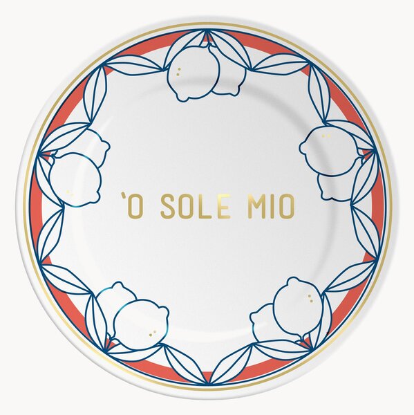 Porcelánový talíř O Sole Mio