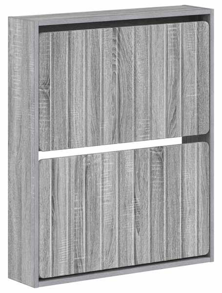 Nástěnná skříň na boty ZWOLLE 71 x 17 x 86 cm Kompozitní dřevo