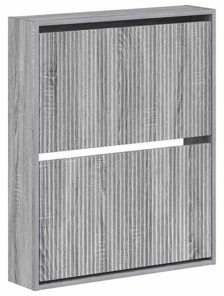 Nástěnná skříň na boty ARNHEM 71 x 17 x 86 cm Kompozitní dřevo