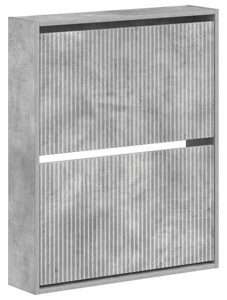 Nástěnná skříň na boty ARNHEM 71 x 17 x 86 cm Kompozitní dřevo