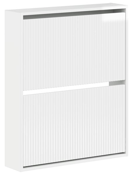 Nástěnná skříň na boty ARNHEM 71 x 17 x 86 cm Kompozitní dřevo