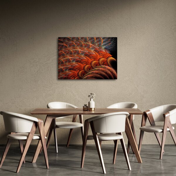 Obraz - Abstraktní imitace peří (70x50 cm)