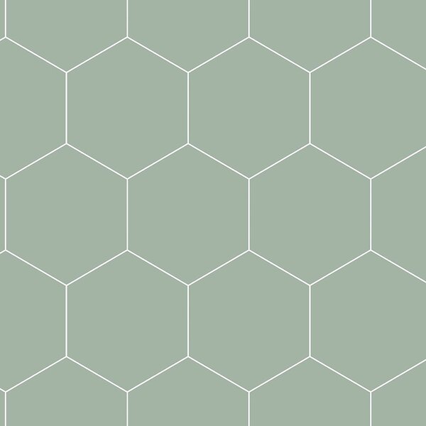 Zelená vliesová tapeta, geometrický vzor 139227, Art Deco, Esta