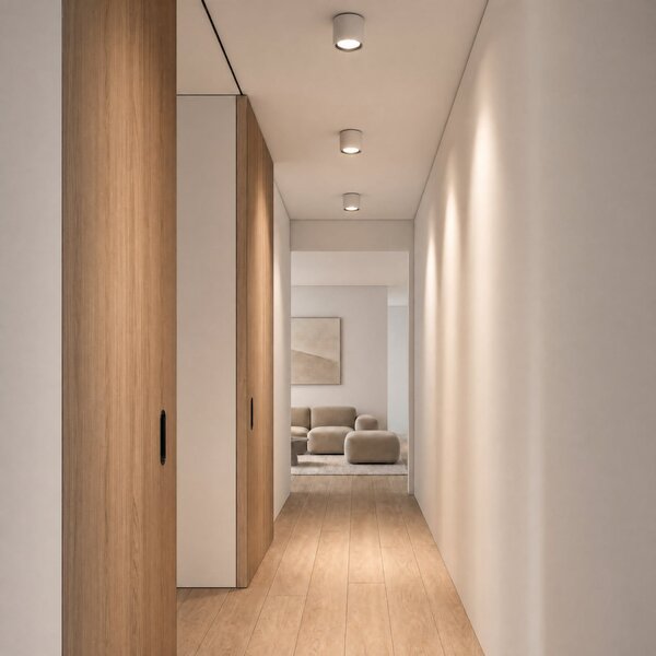 Stropní Lampa Nordlux, Fallon, stmívatelné, Bílá, Obývací pokoj, Kov