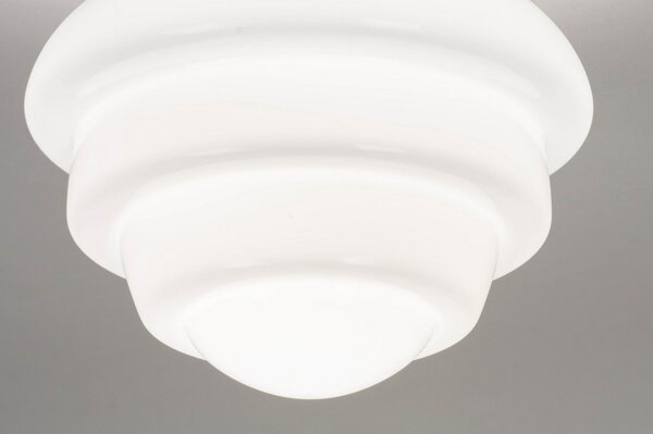 Stropní skleněné designové svítidlo Art Deco MN (LMD)