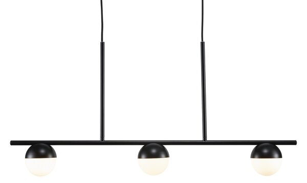 NORDLUX Moderní závěsné osvětlení nad jídelní stůl CONTINA, 1xG9, 5W, černé 2010953003