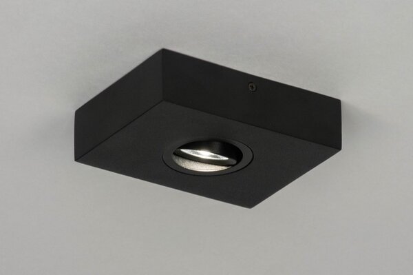 Stropní LED svítidlo Spot Quality Quadra 1 Black (LMD)