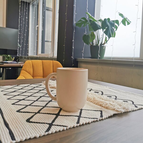 Tutumi Vzorovaný koberec BOHO 160x50 béžový
