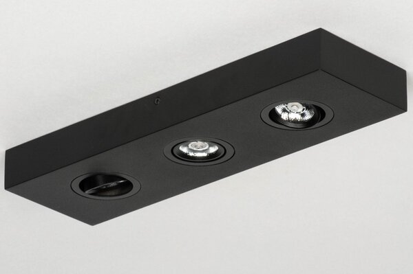 Stropní LED svítidlo Spot Quality Quadra 3 Black (LMD)
