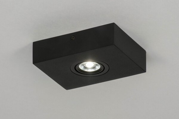 Stropní LED svítidlo Spot Quality Quadra 1 Black (LMD)