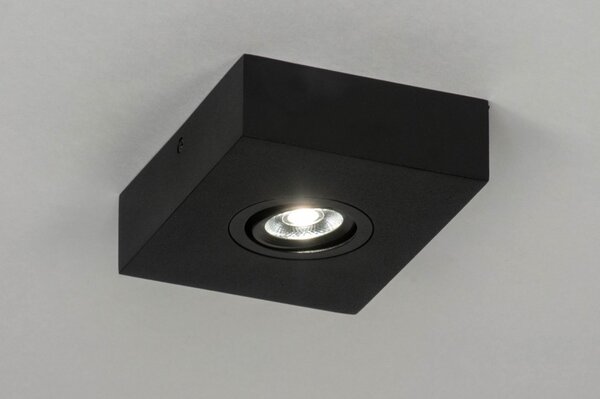 Stropní LED svítidlo Spot Quality Quadra 1 Black (LMD)