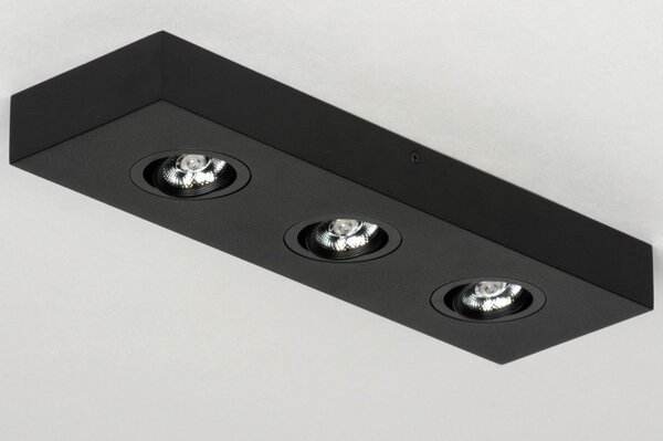 Stropní LED svítidlo Spot Quality Quadra 3 Black (LMD)
