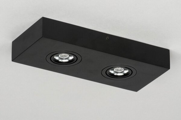 Stropní LED svítidlo Spot Quality Quadra 2 Black (LMD)