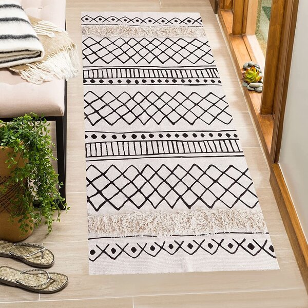 Tutumi Vzorovaný koberec BOHO 160x50 béžový