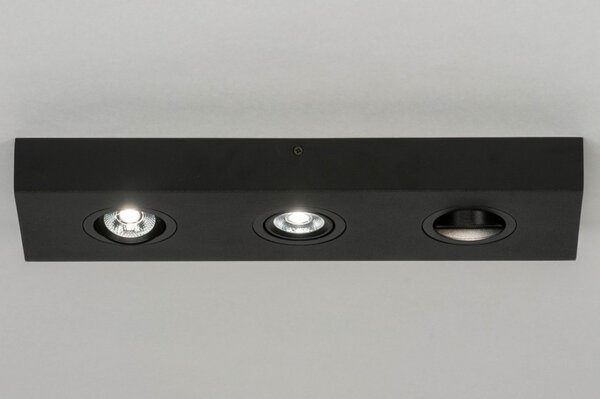 Stropní LED svítidlo Spot Quality Quadra 3 Black (LMD)