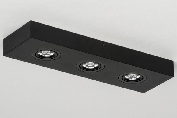 Stropní LED svítidlo Spot Quality Quadra 3 Black (LMD)