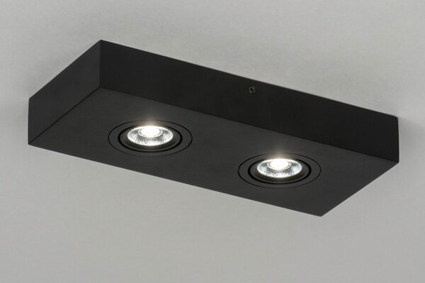Stropní LED svítidlo Spot Quality Quadra 2 Black (LMD)