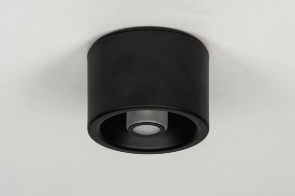 Stropní LED svítidlo do koupelny Infinity Black (LMD)
