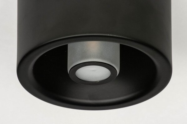 Stropní LED svítidlo do koupelny Infinity Black (LMD)
