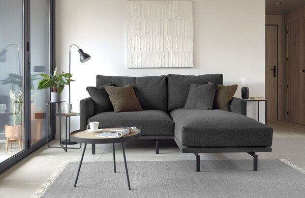 Bílý keramický odkládací stolek Kave Home Rewena 45 x 30 cm