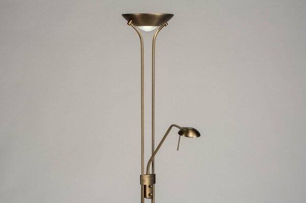 Stojací lampa se čtecí lampičkou a stmívačem Crayne Bronse (LMD)