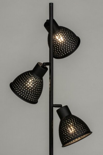Stojací lampa Tyndall Nero (LMD)