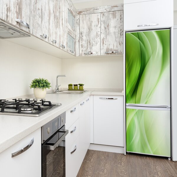 Nálepka na ledničku Zelené vlny pozadí FridgeStick-70x190-f-84906654