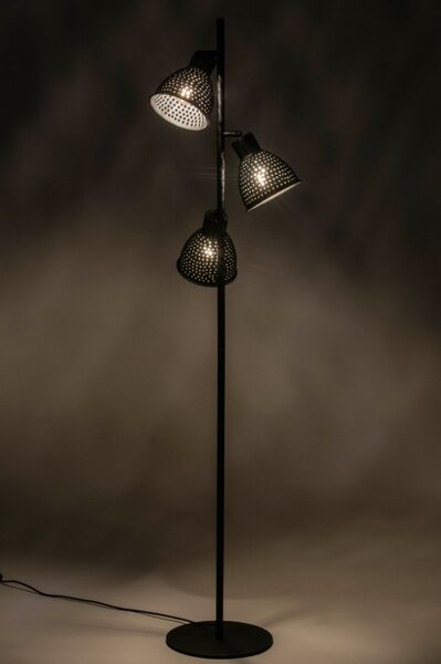 Stojací lampa Tyndall Nero (LMD)