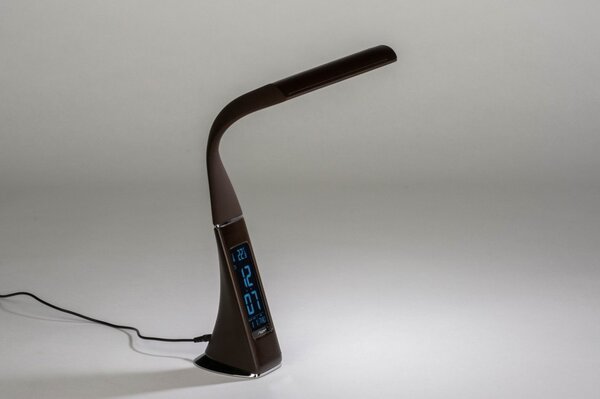 Stolní designová LED lampa Tyax Brown (LMD)