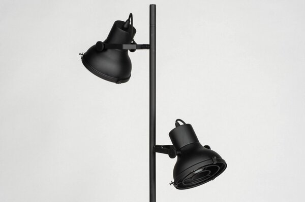 Stojací lampa Industry Manchester Nero (LMD)