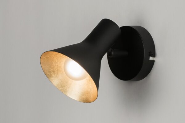Stropní designové svítidlo Retro 60 Black and Gold (LMD)
