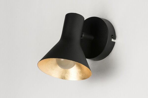 Stropní designové svítidlo Retro 60 Black and Gold (LMD)