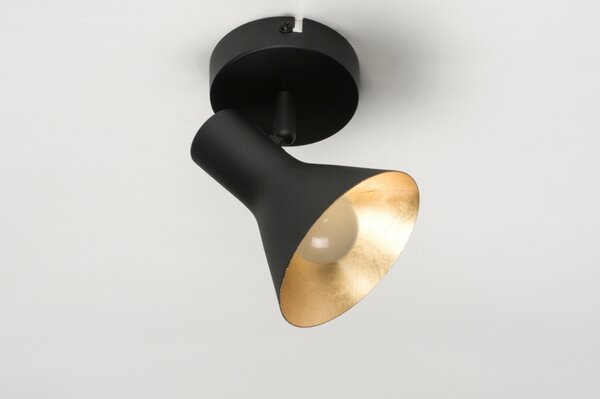 Stropní designové svítidlo Retro 60 Black and Gold (LMD)