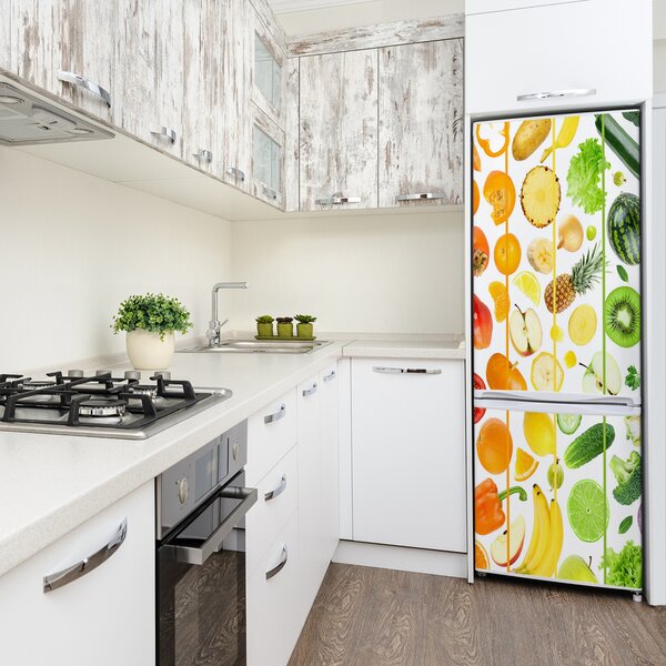 Nálepka na ledničku fototapeta Ovoce a zeleniny FridgeStick-70x190-f-84954572