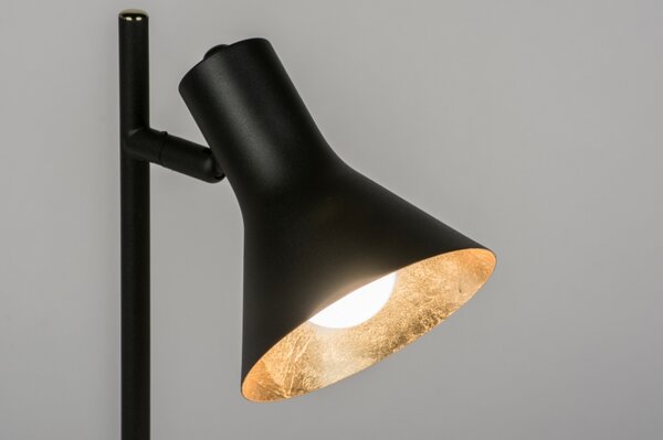 Stolní designová lampa Retro 60 Black and Gold (LMD)