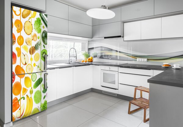 Nálepka na ledničku fototapeta Ovoce a zeleniny FridgeStick-70x190-f-84954572