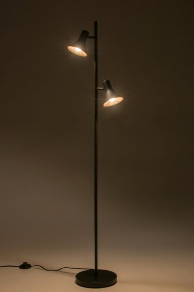 Stojací designová lampa Retro 60 Black and Gold (LMD)