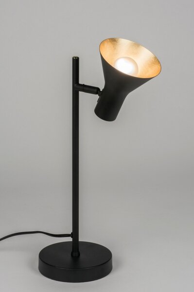 Stolní designová lampa Retro 60 Black and Gold (LMD)