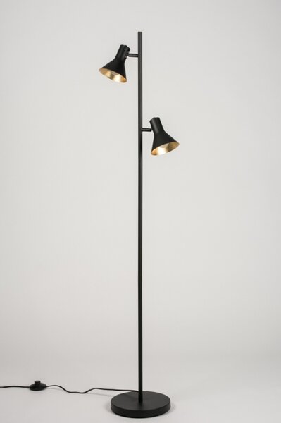 Stojací designová lampa Retro 60 Black and Gold (LMD)