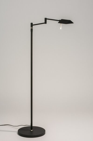Stojací designová LED lampa se stmívačem Falco Black (LMD)