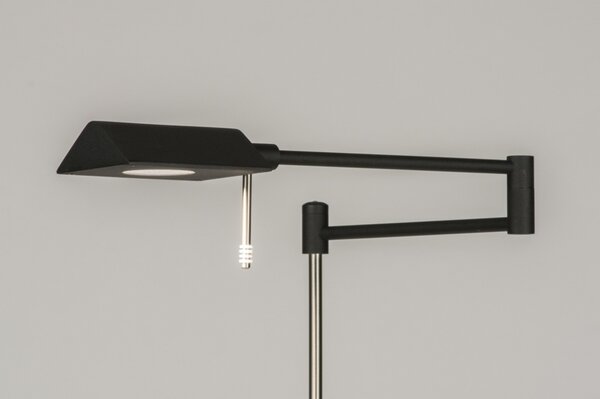 Stojací designová LED lampa se stmívačem Falco Black (LMD)