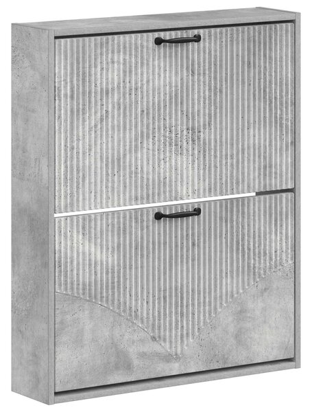 Nástěnná skříň na boty HOORN 71 x 17 x 86 cm Kompozitní dřevo
