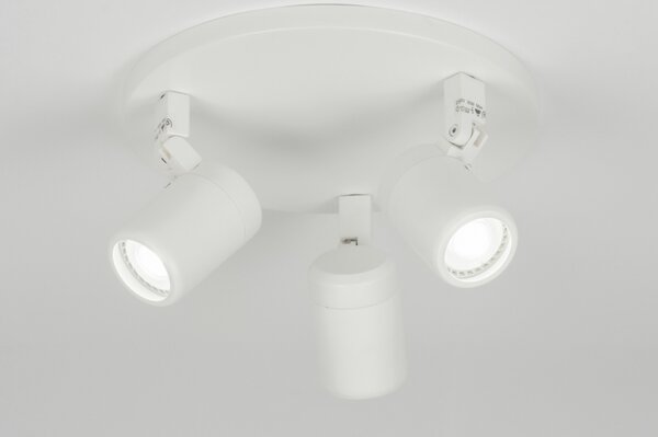 Stropní koupelnové designové svítidlo Spot White III (LMD)