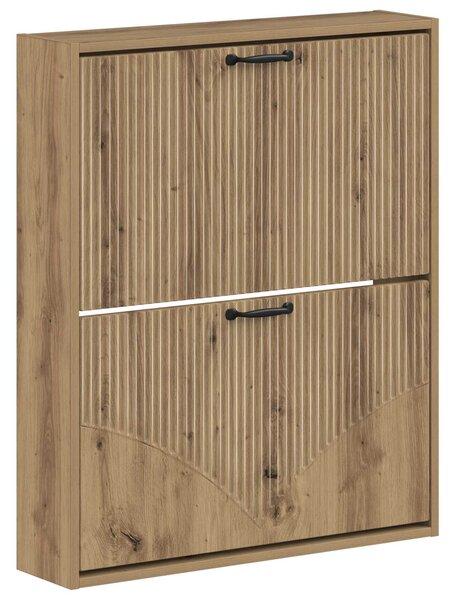 Nástěnná skříň na boty HOORN 71 x 17 x 86 cm Kompozitní dřevo