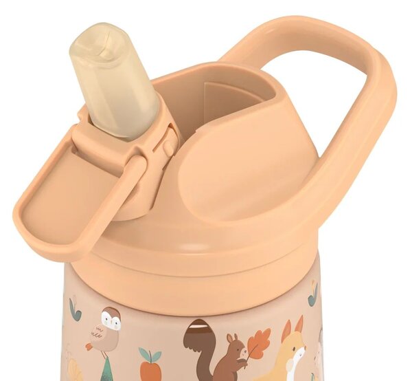 Dětská nerezová termoláhev COOL BOTTLES Kiddie Woodland Buddies, 350 ml